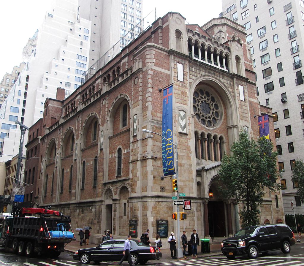 Christ Church, United Methodist located at 524 Park Avenue at East 60th Street in the Lenox Hill neighborhood of Manhattan, New York City