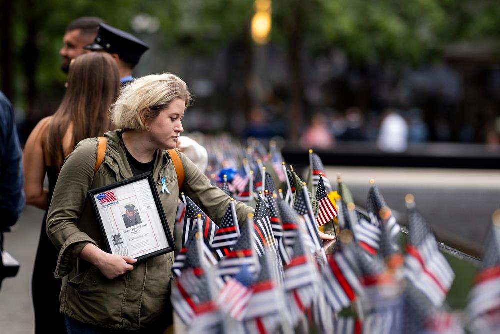 11th Anniversary Remembrance Ceremony at Ground Zero in New York City