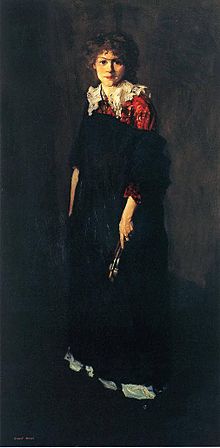 Portrait of Miss Josephine Nivison, later known as Jo Hopper, by Robert Henri