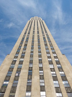 The GE Building in the Rockefeller Center, New York City