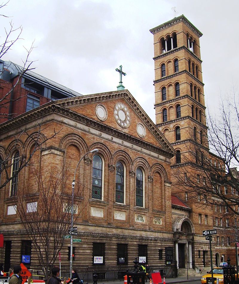 Judson Memorial Church on Washington Square South between Thompson and Sullivan Streets