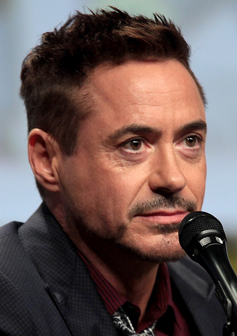 Robert Downey, Jr. speaking at the 2014 San Diego Comic-Con International