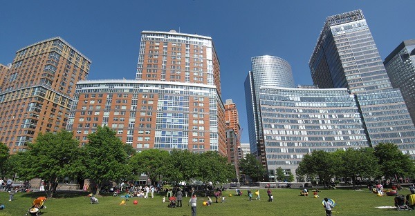 Northern part of Battery Park City