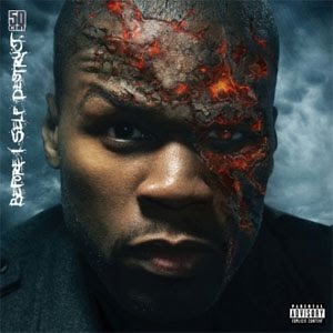 the cover art for the studio Before I Self Destruct by the artist 50 Cent