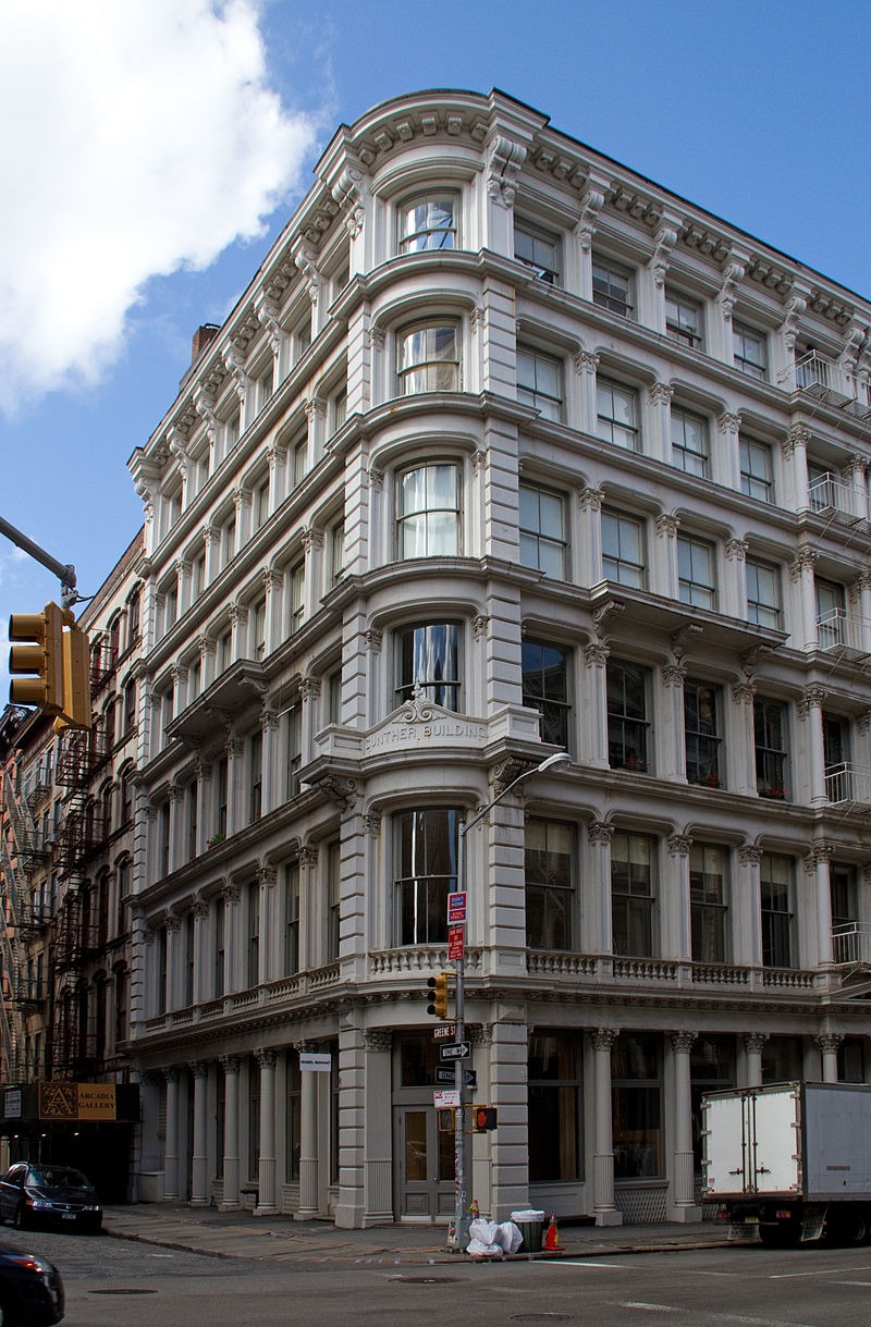 The Gunther Building on Broome Street at Green Street, Manhattan