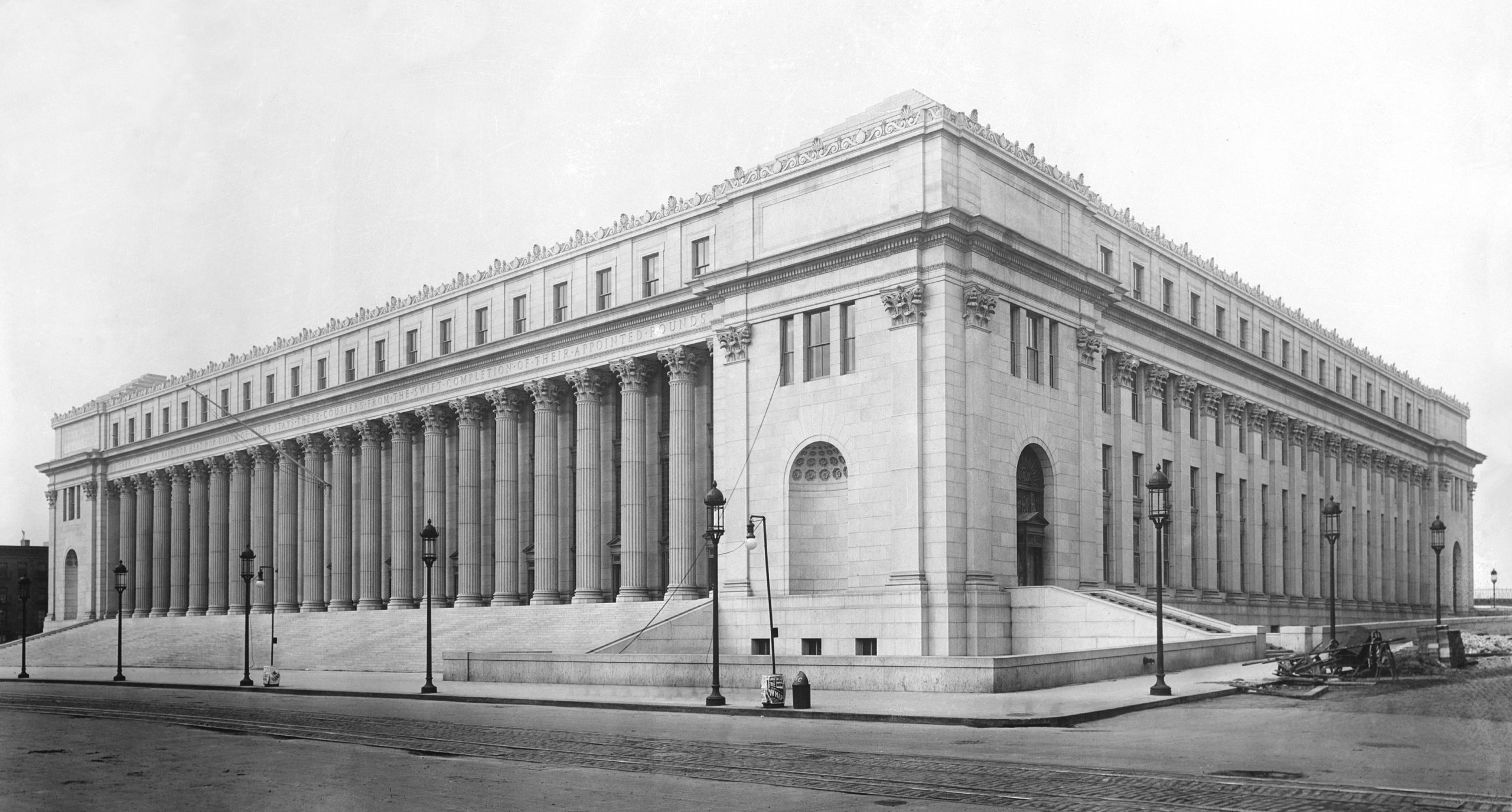 a picture of James A. Farley Building captured in circa 1912