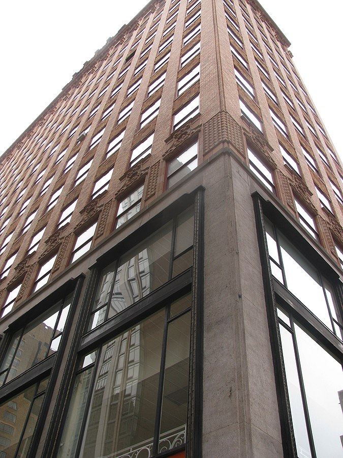 Worm’s eye view of the Madison Belmont Building