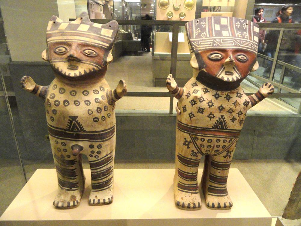 Ceramic figurines, Chancay pottery in the South American collection of the American Museum of Natural History