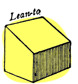 Lean-to - Glossary of Classic Architecture