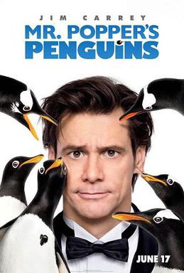the teaser poster for Mr. Popper's Penguins