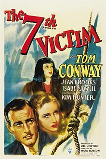 a poster of the film The Seventh Victim