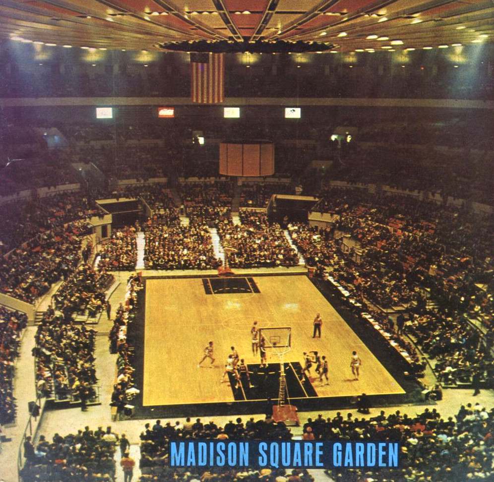 A New York Knicks NBA game at Madison Square Garden