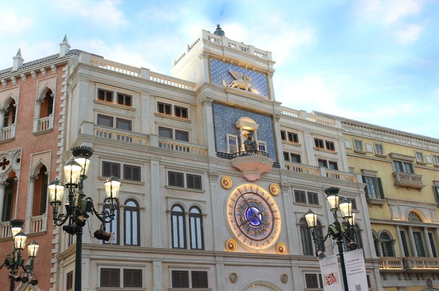 a building in Venetian Macau