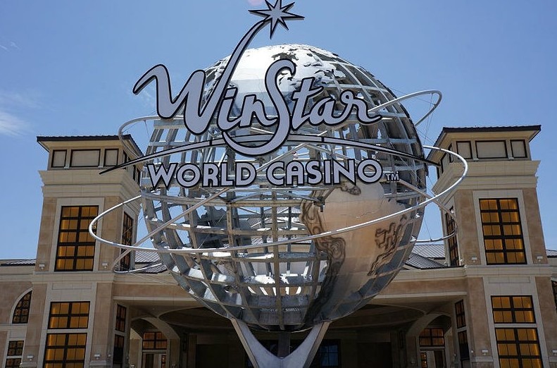 the façade of WinStar World Casino