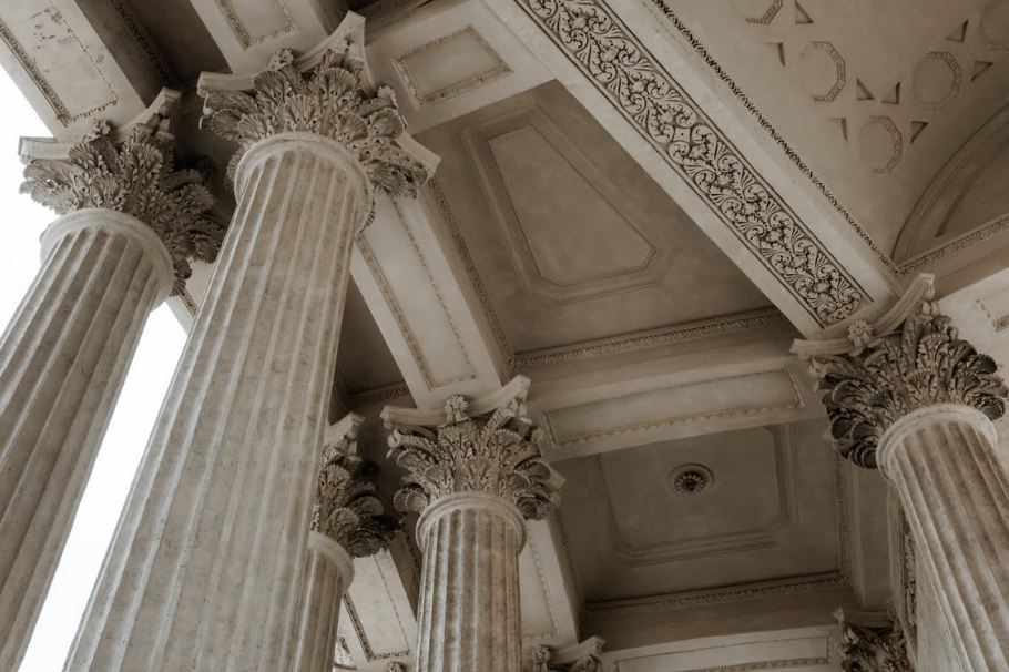 An Image Portraying Ancient Corinthian Columns