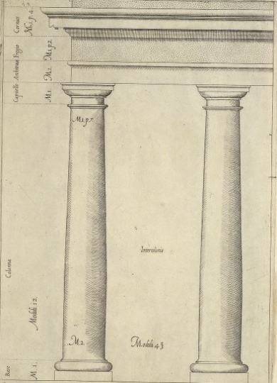 The Tuscan Order Columns which appear to be very simple from their sight.