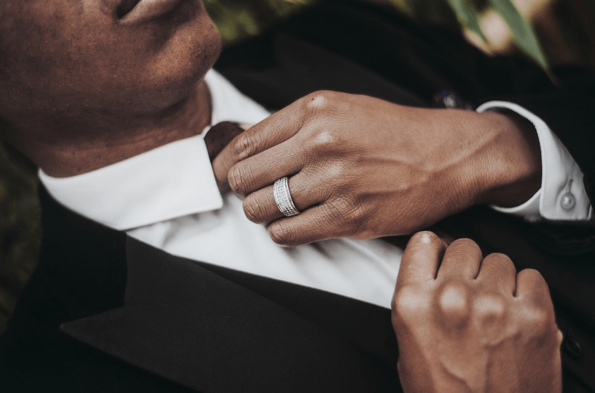 Black Diamond Wedding Ring Styles for Men