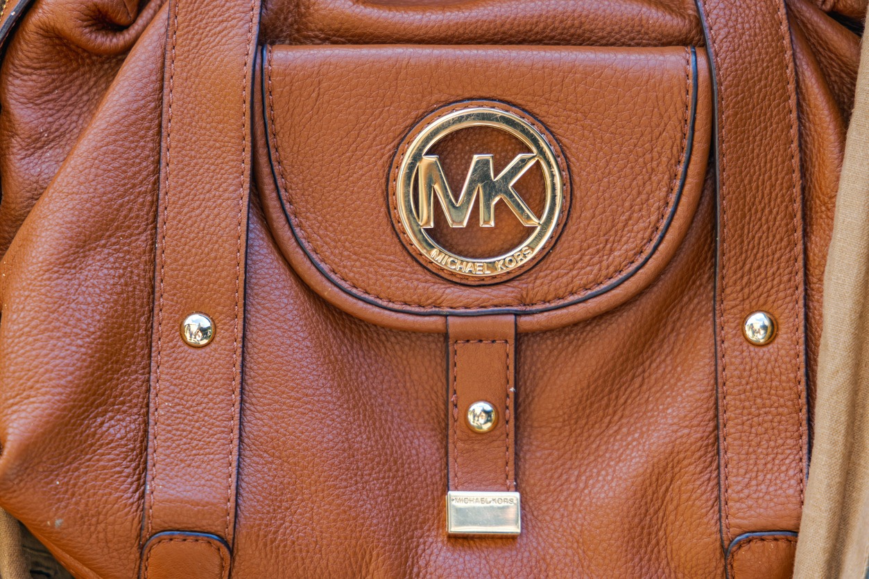 Modern Brown Leather Bag by Michael Kors