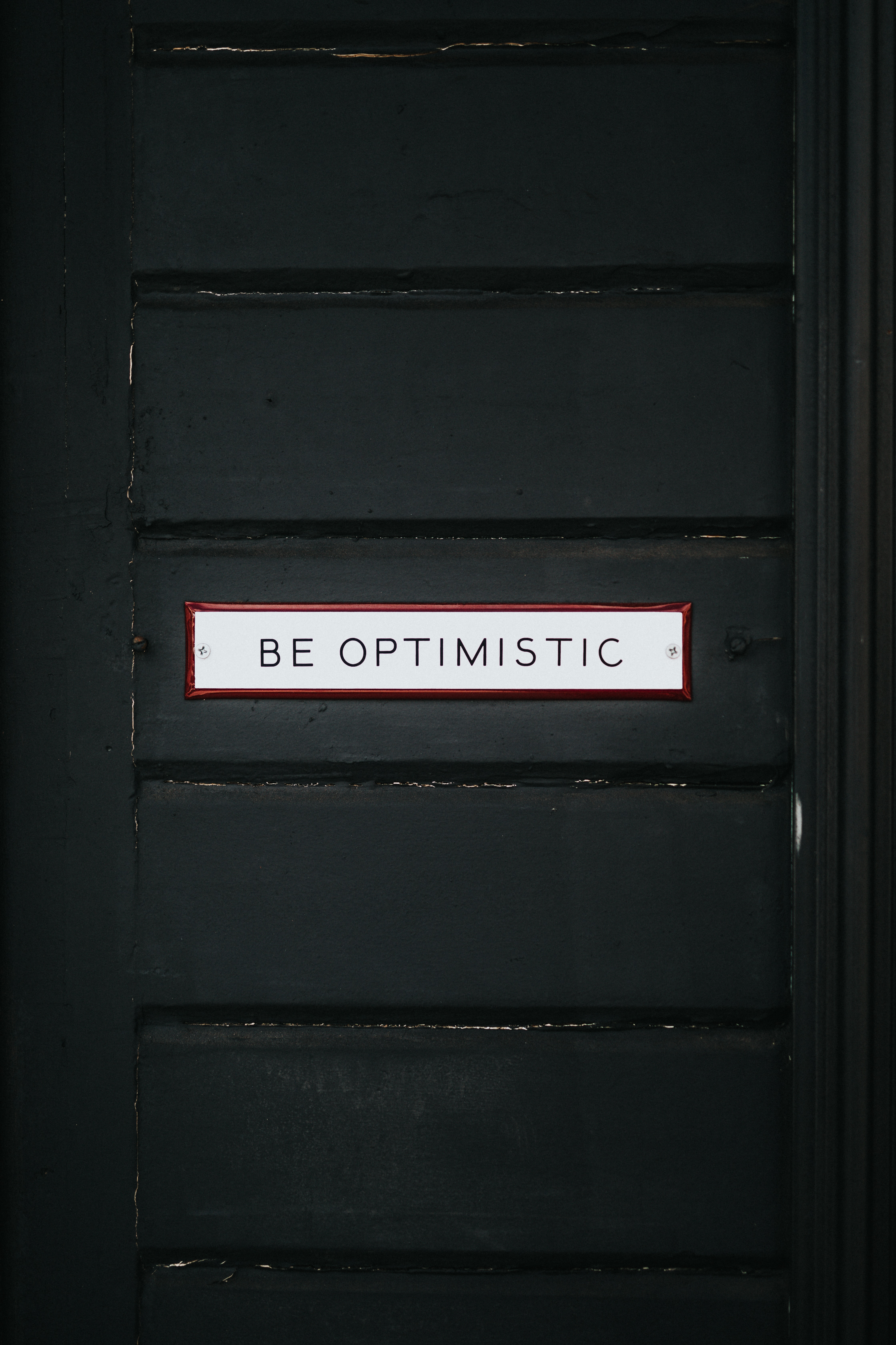 WHAT IS OPTIMISM