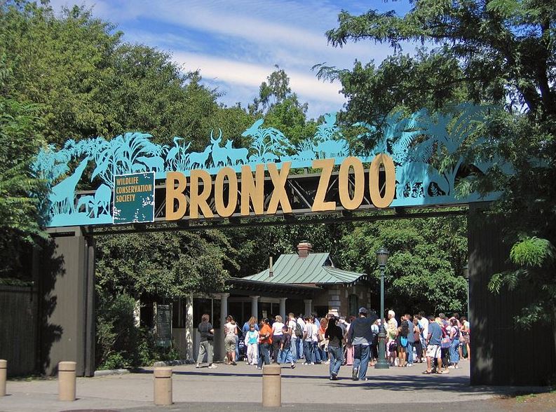 Entrance of The Bronx Zoo