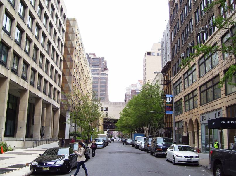 The 27th Street campus of the Fashion Institute of Technology