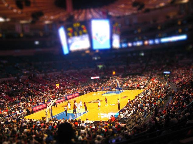 A Liberty game at the Madison Square Garden