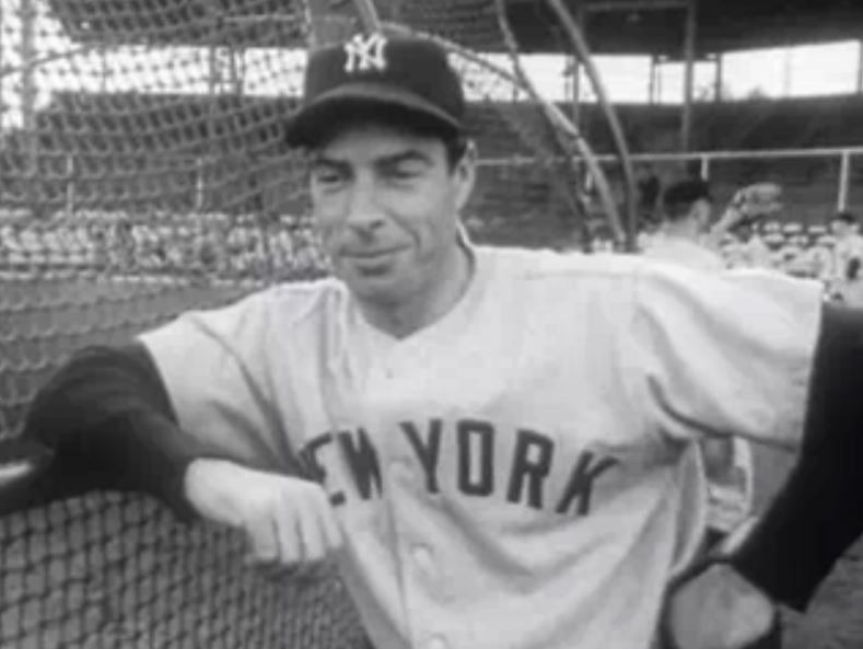 An image of Joe DiMaggio in 1951