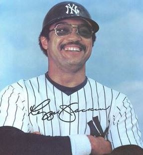 An image of Reggie Jackson in 1981