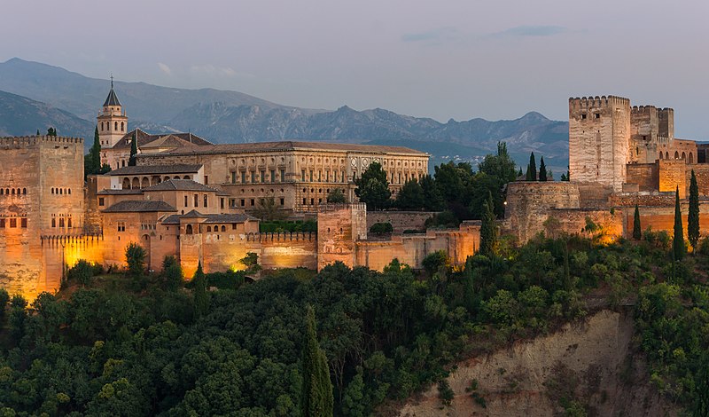 Granada's Palace of Charles V., Andalusia, Granada