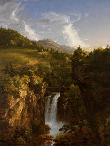 In 1847, Thomas Cole painted this Genesee Scenery of the Letchworth State Park. 