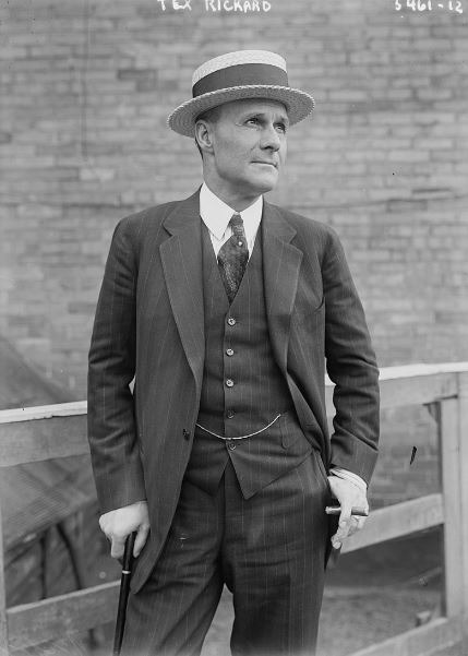 In 1926, Tex Rickard, president of Madison Square Garden, was awarded the Rangers.