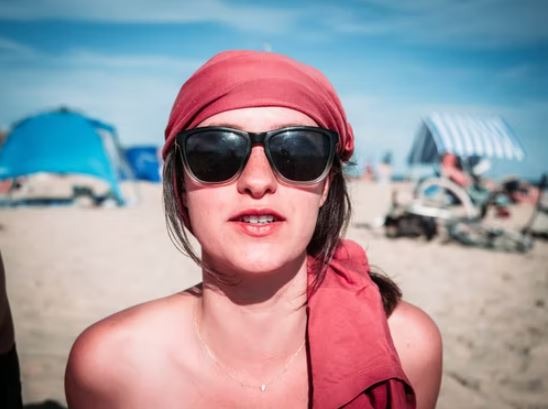 Montauk, Sunglasses, Girl On The Beach