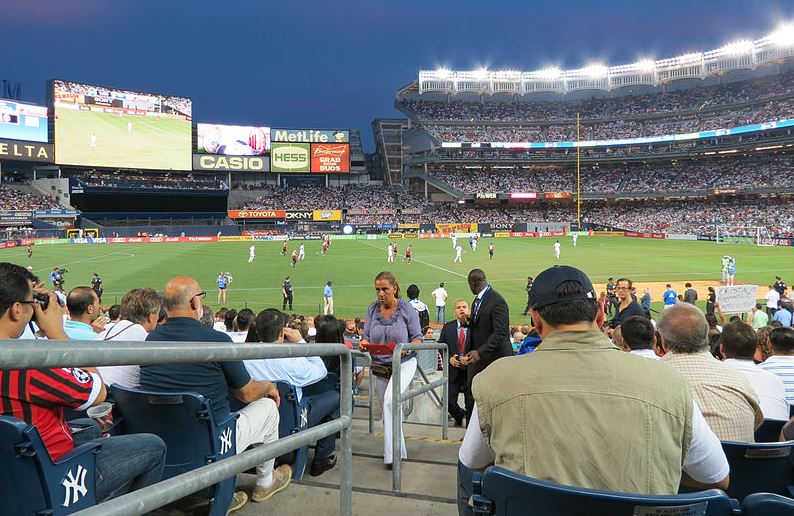 The Yankee Stadium in the Bronx, home for the NYCFL games.