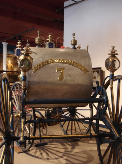 the Steinway Hose No 7 displayed at the museum