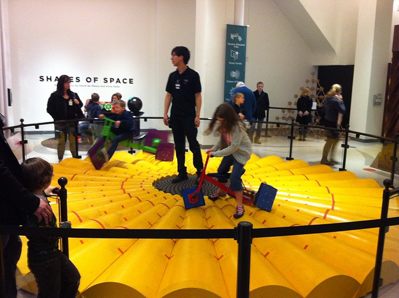 Square-wheeled tricycles at the National Museum of Mathematics