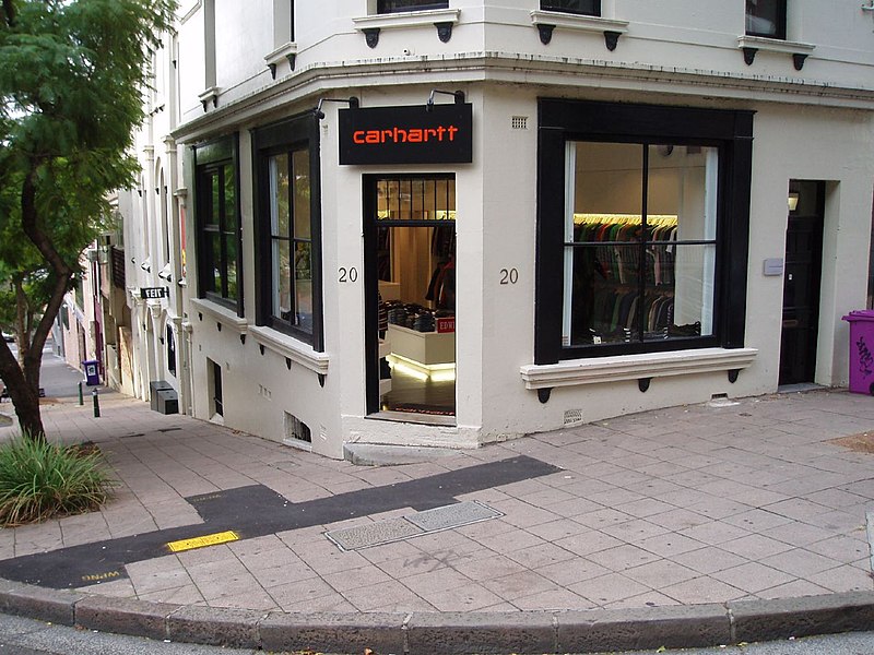Carhartt store in Sydney, Australia