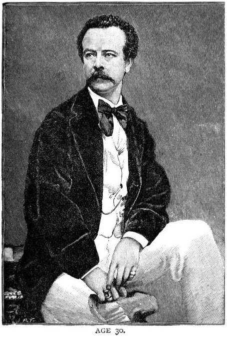Charles Frederick Worth at age 30 – he had already begun to build his reputation in Paris as a designer