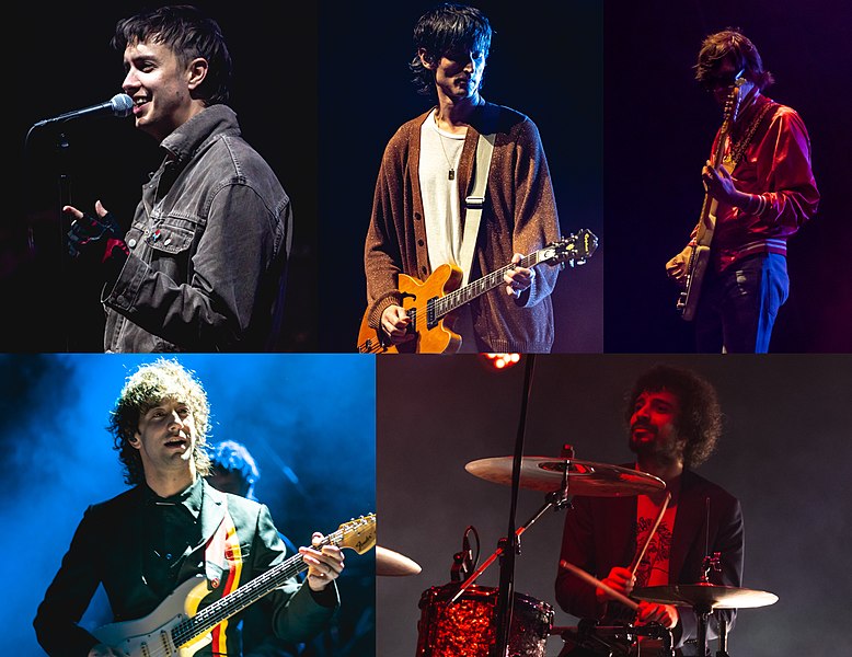 Live Collage of The Strokes
