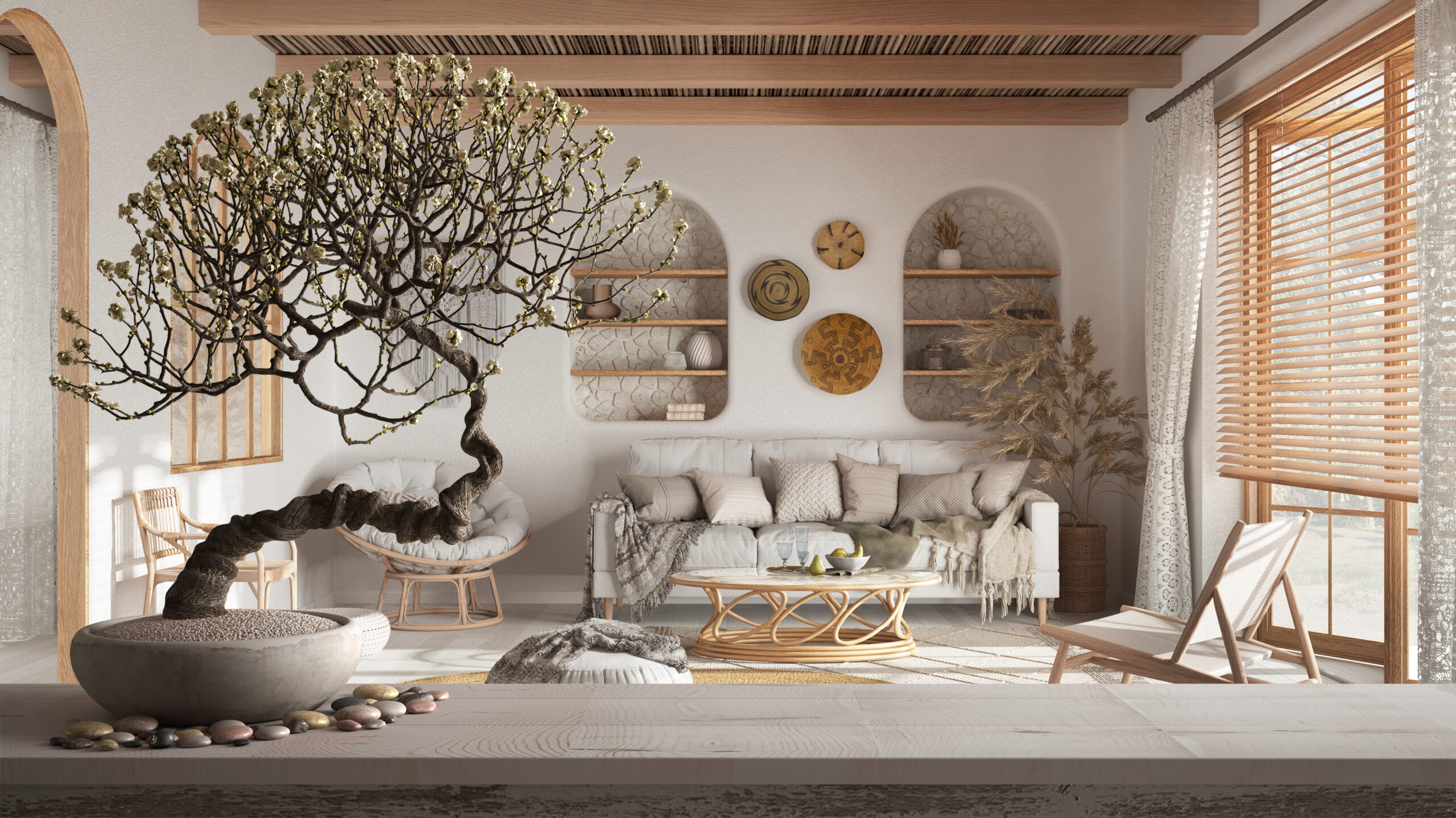 Natural and Rustic Influences for interior design
