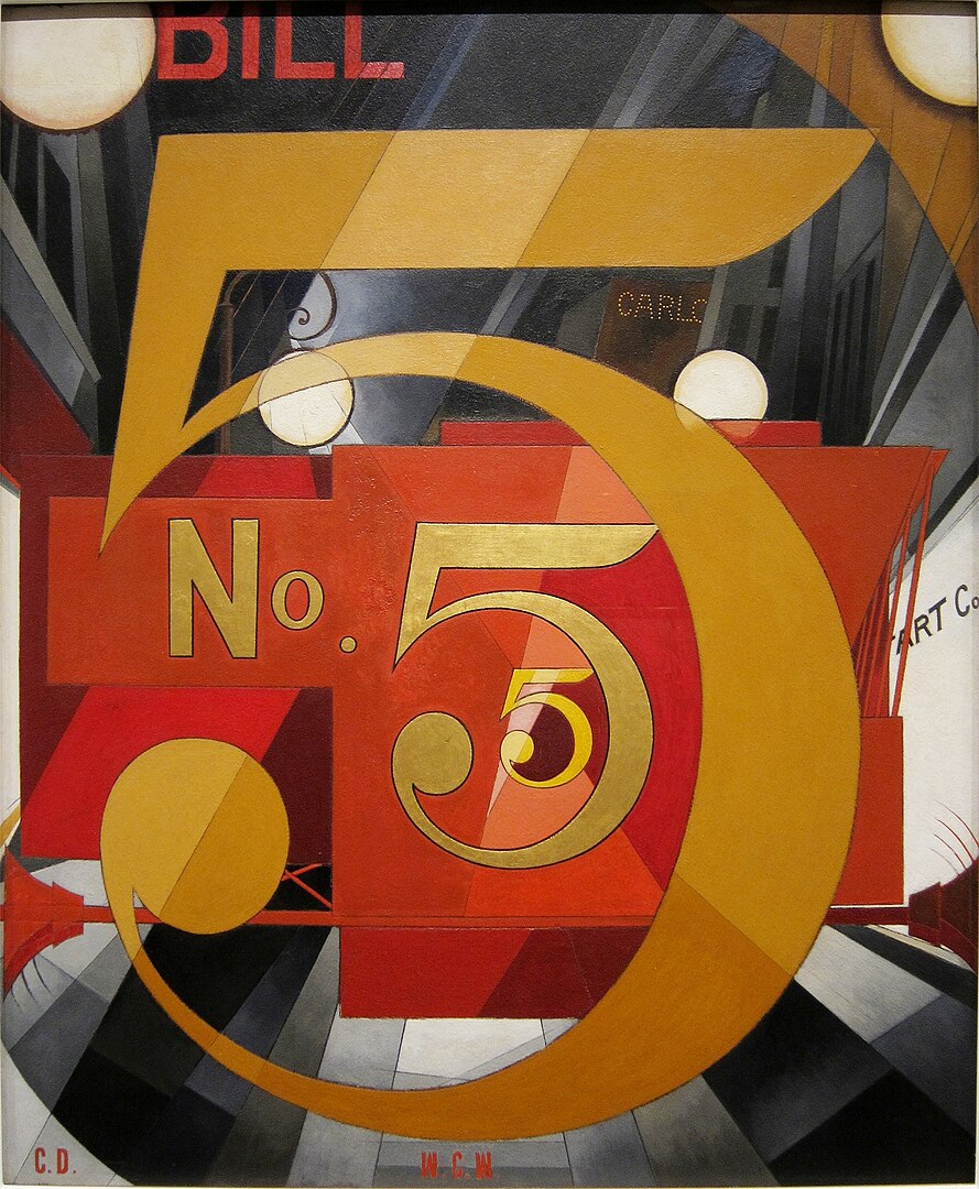 Charles Demuth, I Saw the Figure 5 in Gold 1928