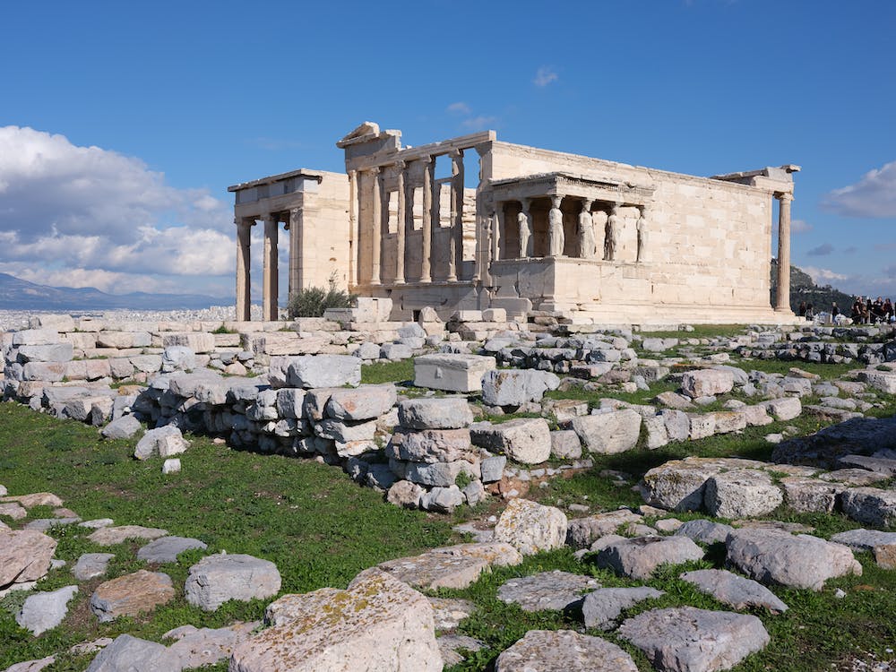 Photo of the Erechtheion Temple in Athens, Greece