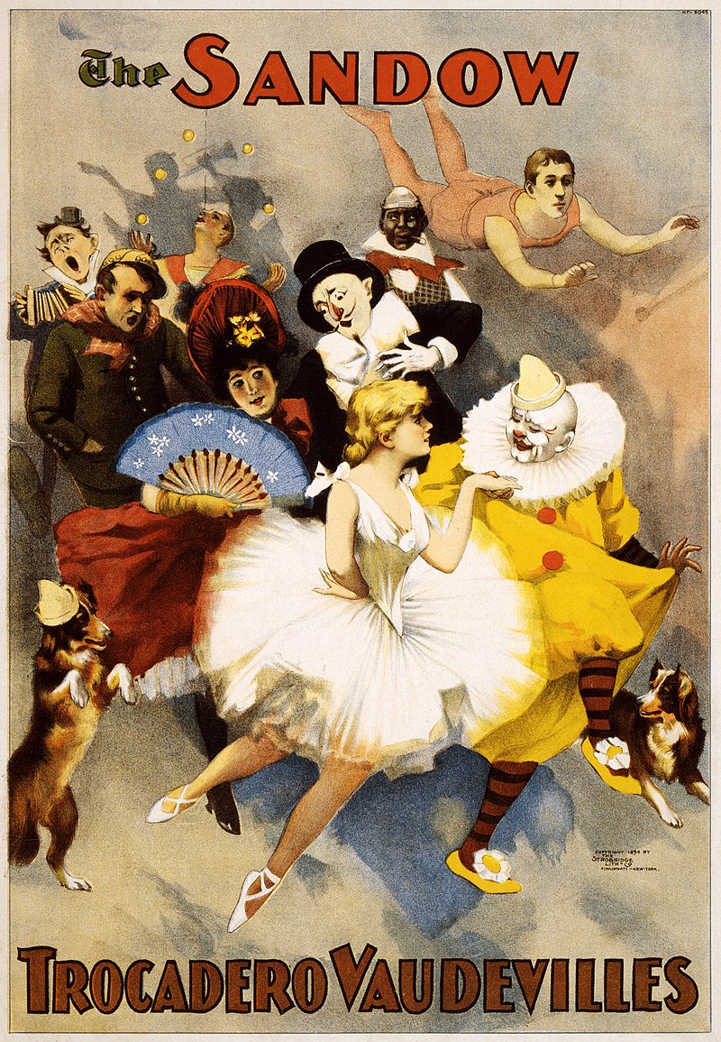 Sandow Trocadero Vaudevilles Poster