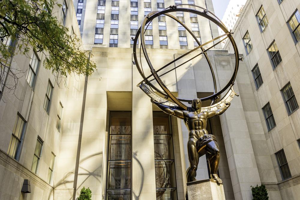 Atlas Statue at Rockefeller Center