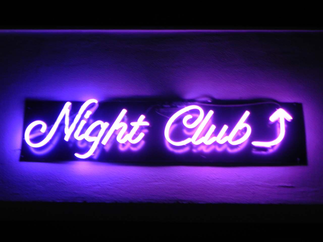 Nightclub neon sign