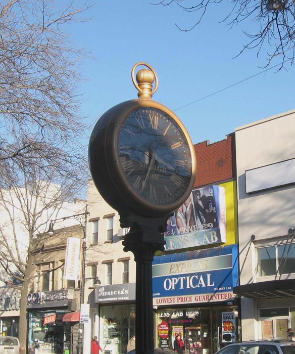 Steinway street clock