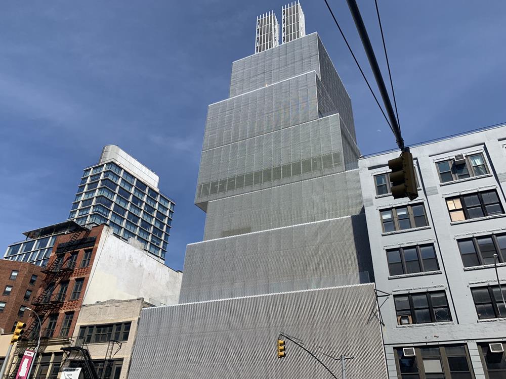 The facade of New Museum of Contemporary Art