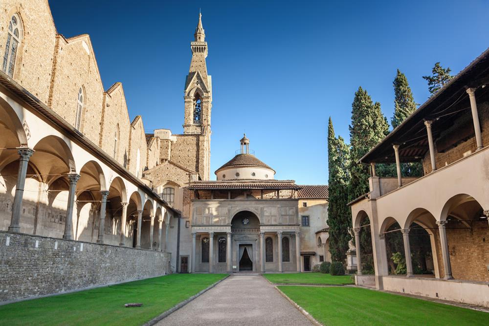 The Pazzi Chapel at Basilica di Santa Croce, Florence