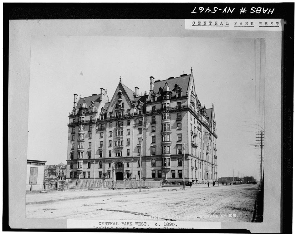 The Dakota building in 1890