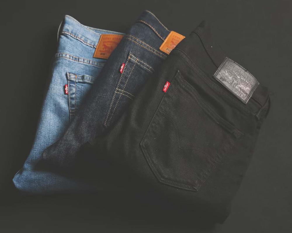 Three assorted jeans