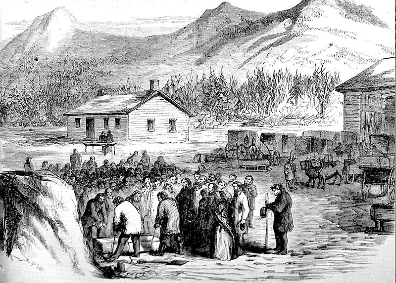 John Brown's burial, North Elba, NY